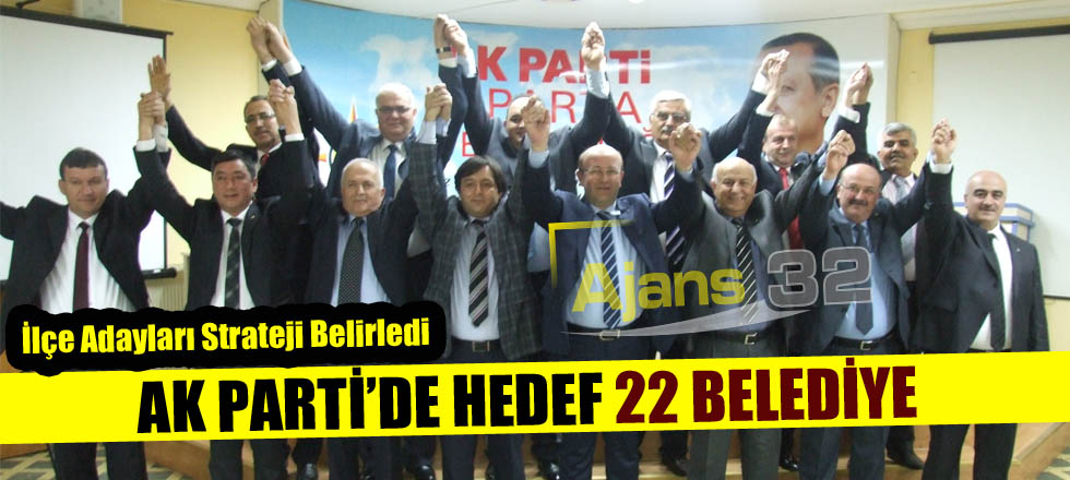 AK Parti'de İlçe Adayları Strateji Belirledi