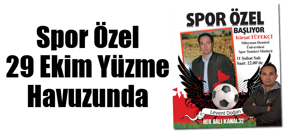 Spor Özel 29 Ekim Yüzme Havuzunda