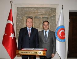 Burdur Valisini Ziyaret Etti