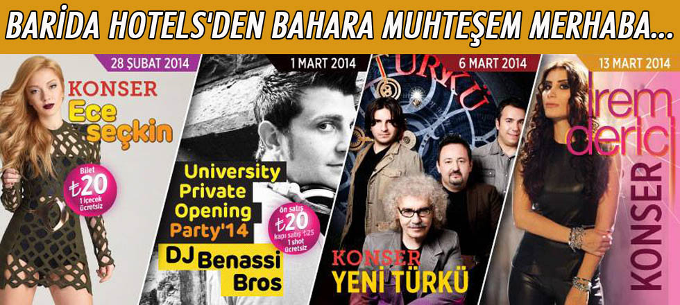 Barida Hotels'den Bahara Muhteşem Merhaba...