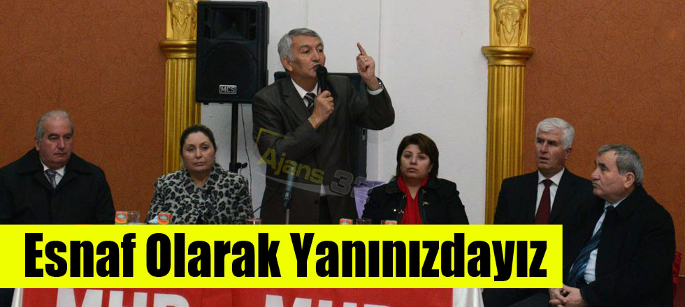 Esnaf Olarak Yanınızdayız