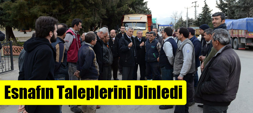 Günaydın Esnafın Taleplerini Dinledi