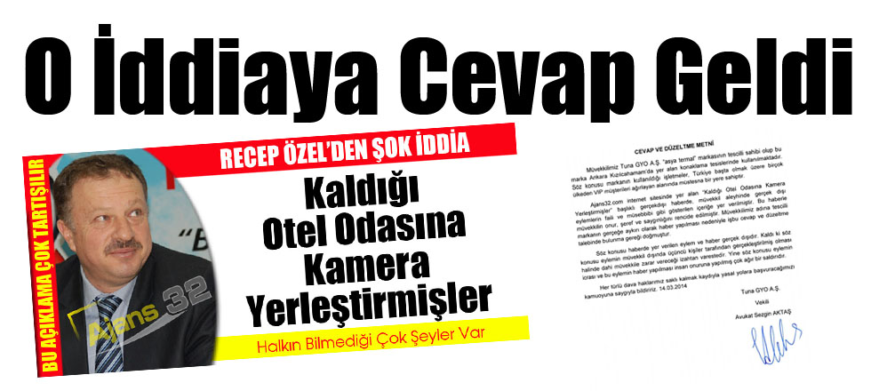 Cevap ve Düzeltme Metni