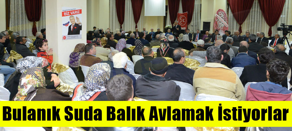 Bulanık Suda Balık Avlamak İstiyorlar