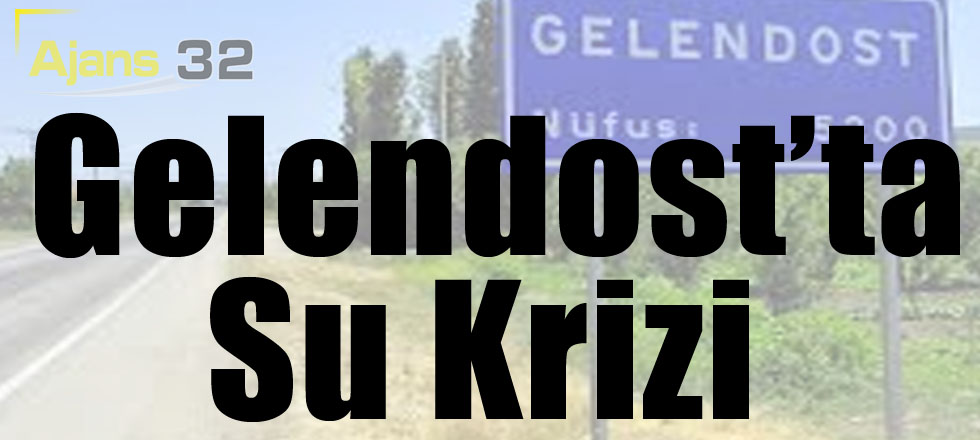 Gelendost’ta İçme Suyu Krizi