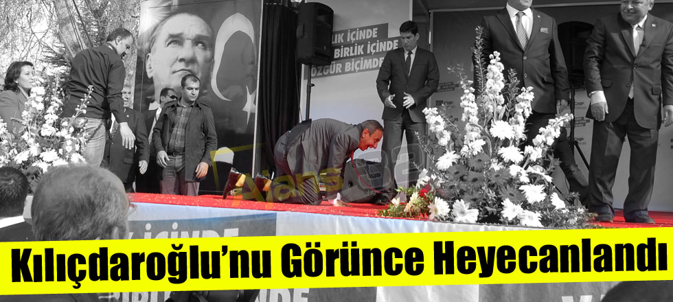 Kılıçdaroğlu’nu Görünce Heyecanlandı