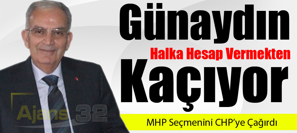 Günaydın Halka Hesap Vermekten Kaçıyor