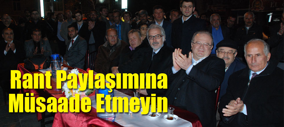 Rant Paylaşımına Müsaade Etmeyin