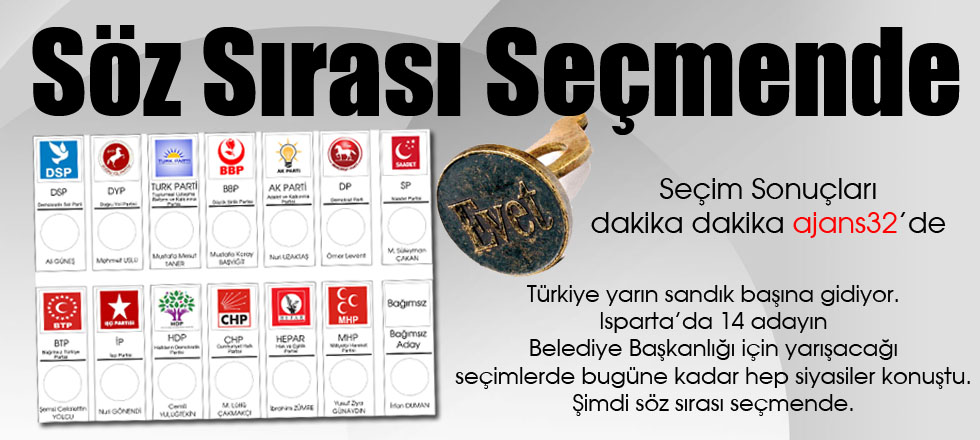 Söz Sırası Seçmende