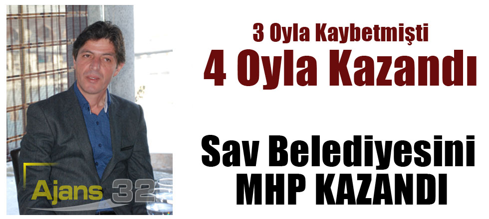 Sav'da MHP Kazandı