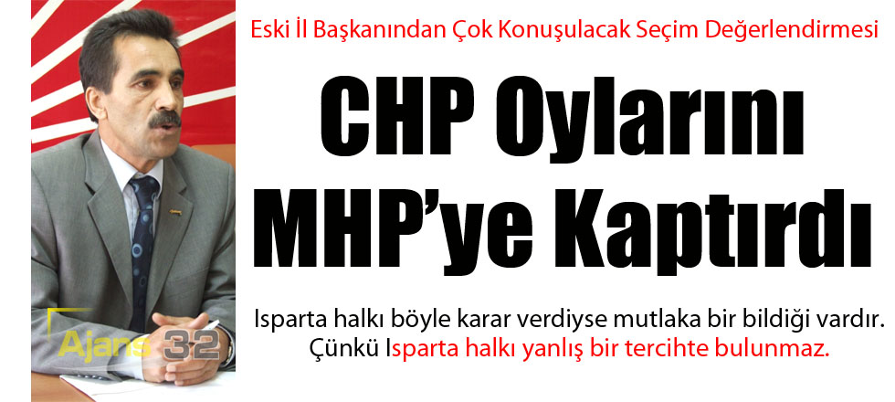 CHP Oylarını MHP'ye Kaptırdı