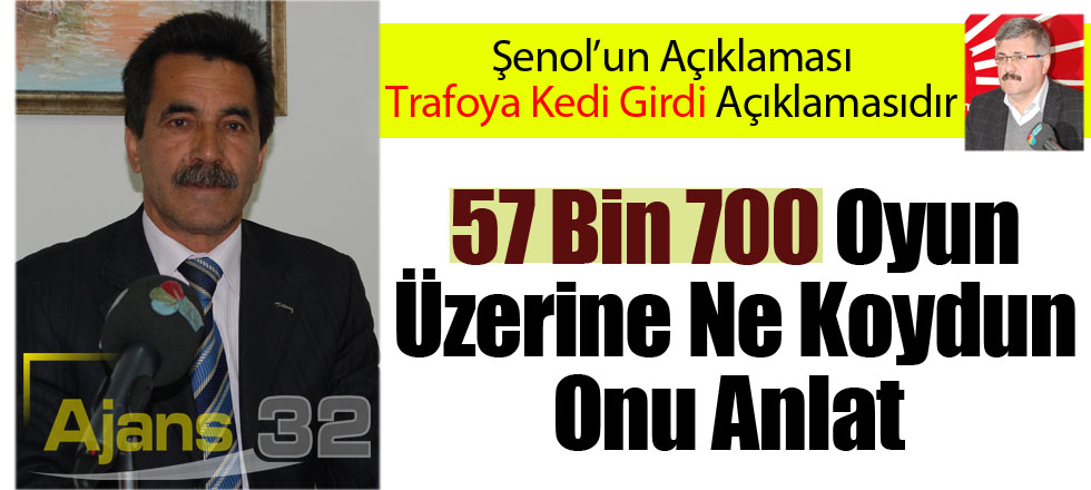 57 Bin 700 Oyun Üzerine Ne Koydun Onu Anlat