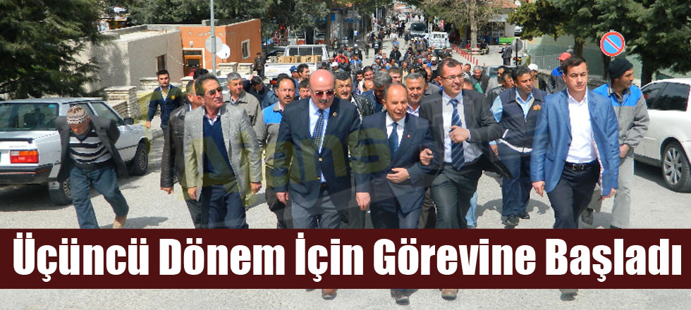 Üçüncü Dönem İçin Görevine Başladı