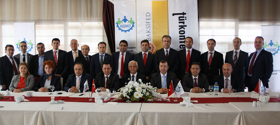 TÜRKONFED, ANSİAD ve BAKSİFED Başkanları Isparta'da