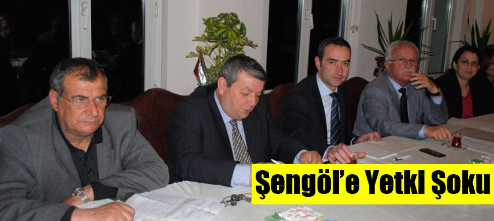 Şengöl’e Yetki Şoku