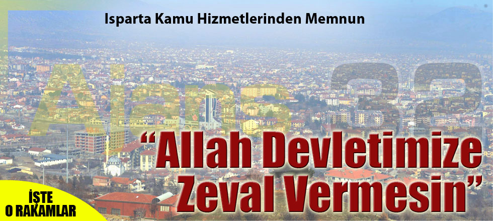 Allah Devletimize Zeval Vermesin