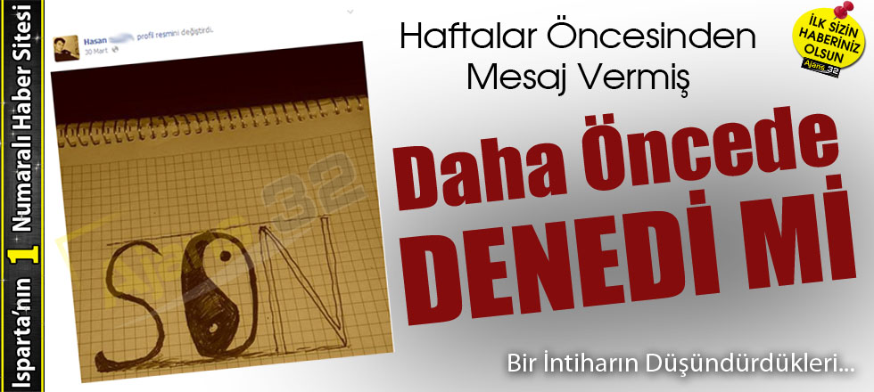 Bir İntiharın Düşündürdükleri