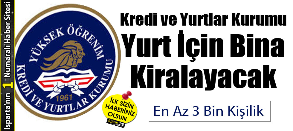 ​KYK Yurt İçin Bina Kiralayacak