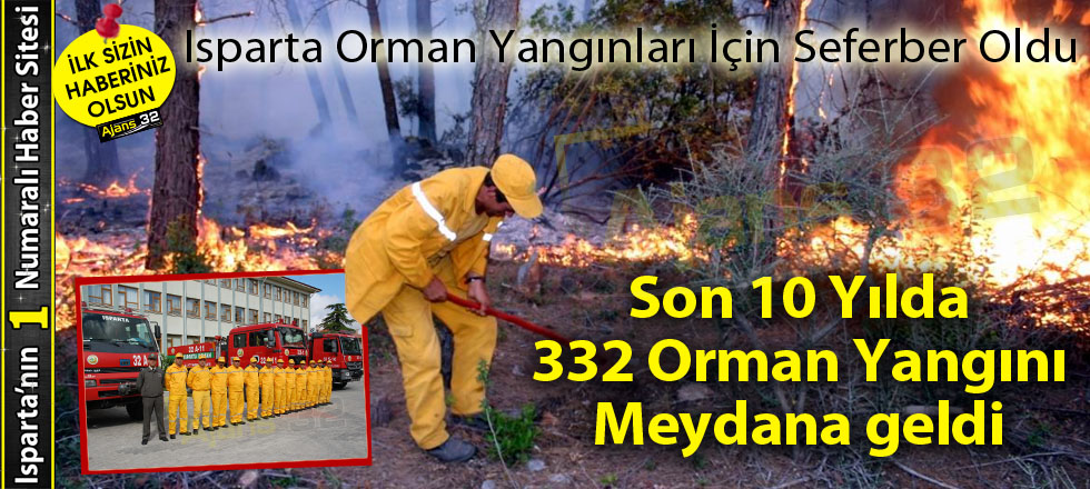 Isparta Orman Yangınları İçin Seferber Oldu