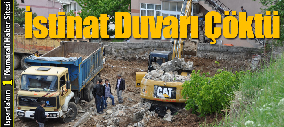 İstinat Duvarı Çöktü