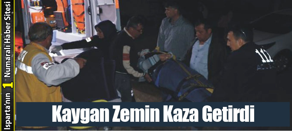 Kaygan Zemin Kaza Getirdi