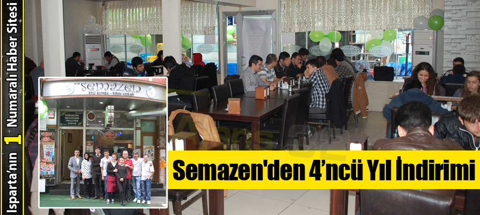 Semazen'den 4’ncü Yıl İndirimi