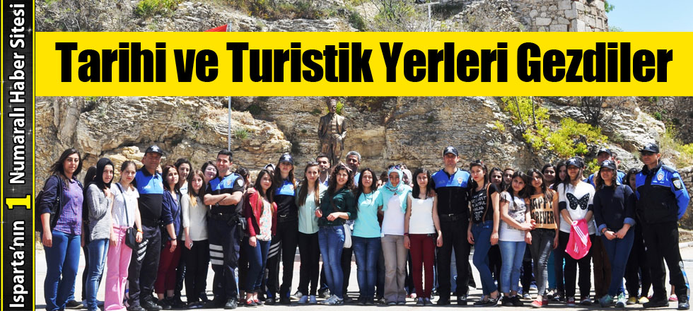 Proje Sayesinde Tarihi ve Turistik Yerleri Gezdiler