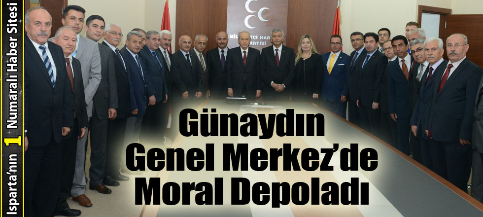 Günaydın Genel Merkez'de Moral Depoladı