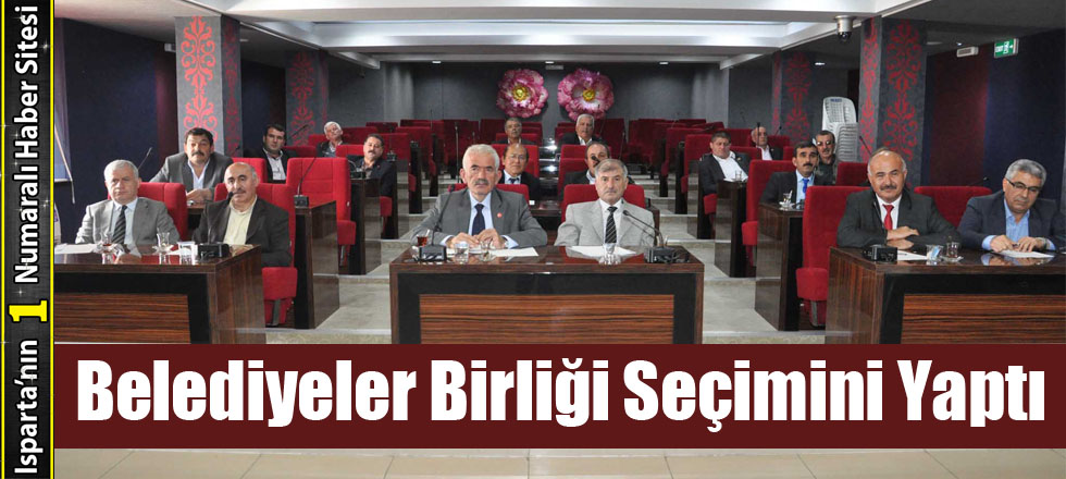 Belediyeler Birliği Seçimini Yaptı