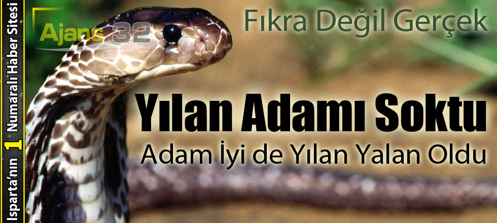 Adamı Sokan Yılan Öldü!