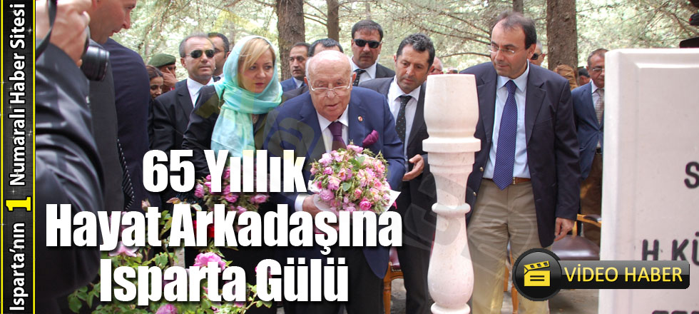 65 Yıllık Hayat Arkadaşına Isparta Gülü
