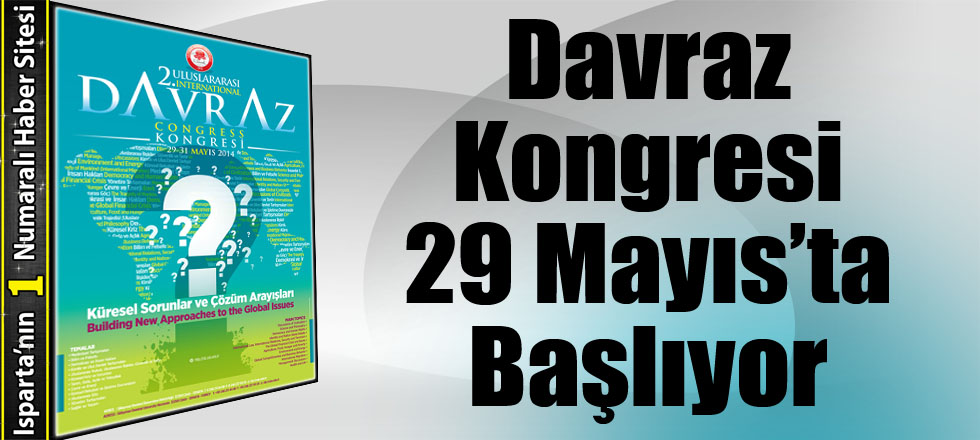 Davraz Kongresi Başlıyor!