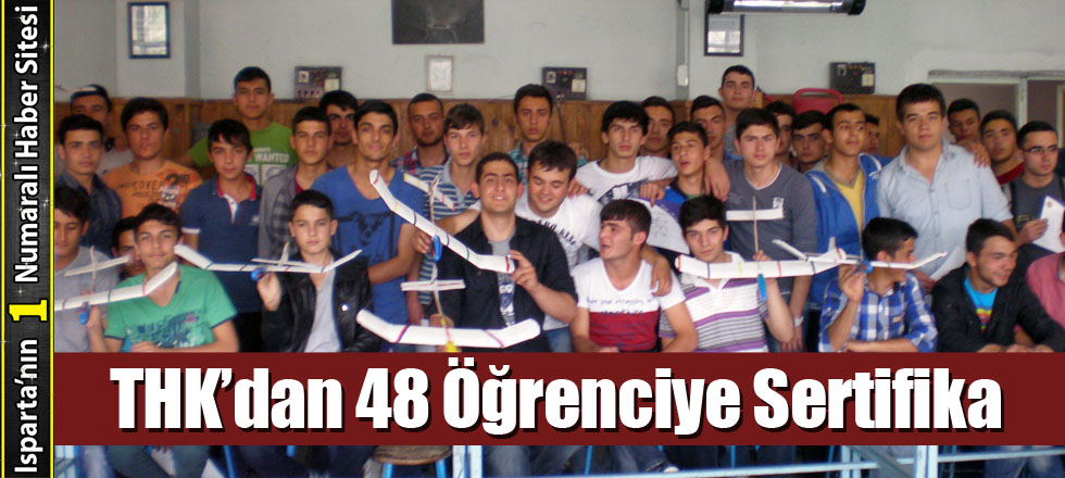 THK’dan 48 Öğrenciye Sertifika