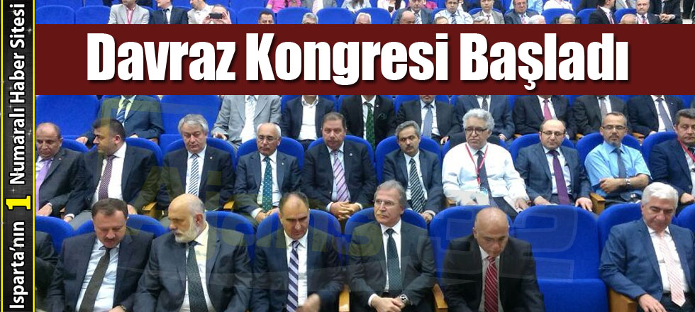 Davraz Kongresi Başladı