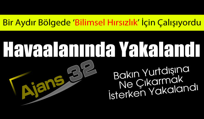 1 Aydır Bilimsel Hırsızlık İçin Çalışıyordu!