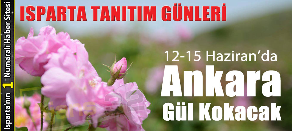 12 - 15 Haziran Isparta Tanıtım Günleri Programı