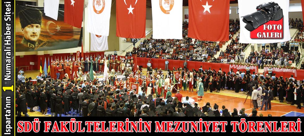 SDÜ Fakültelerinin Mezuniyet Törenleri (Foto Galeri)
