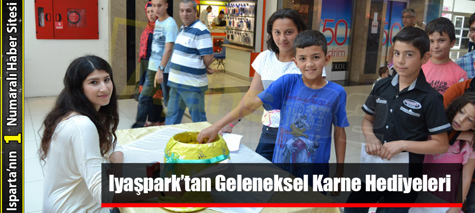 Iyaşpark’tan Geleneksel Karne Hediyeleri