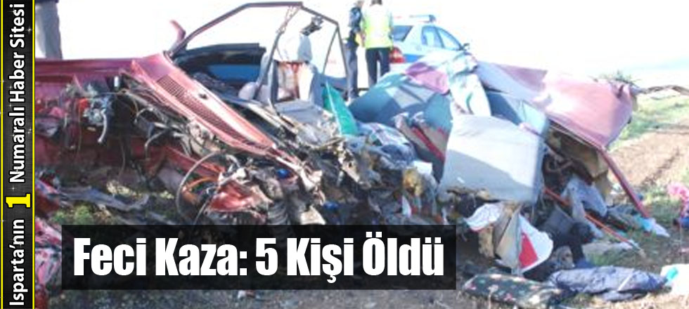 Feci Kaza: 5 Kişi Öldü