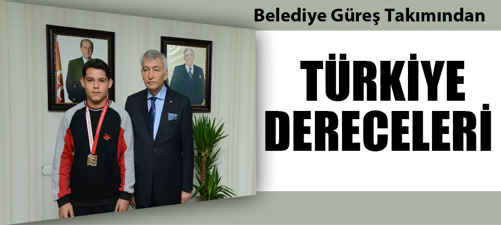 Belediye Güreş Takımından Türkiye Dereceleri