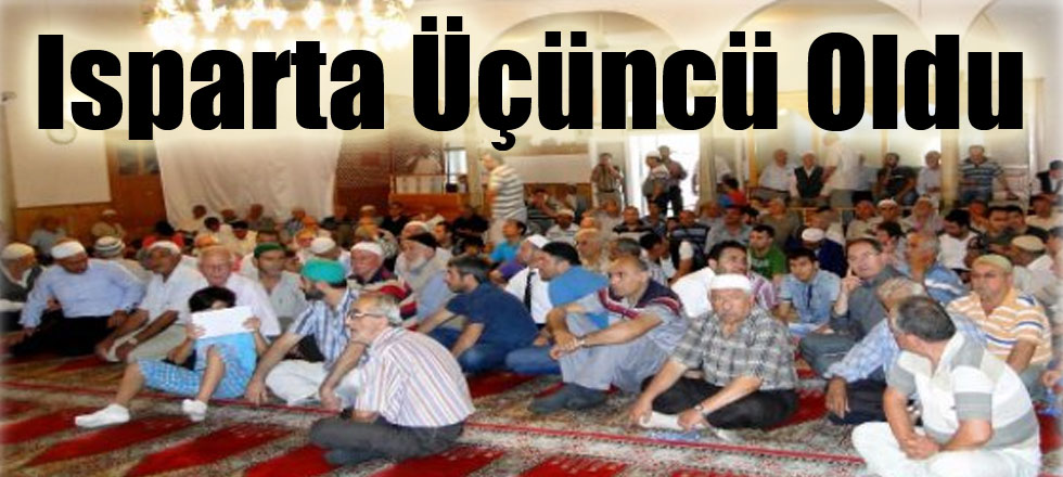 Isparta Üçüncü Oldu