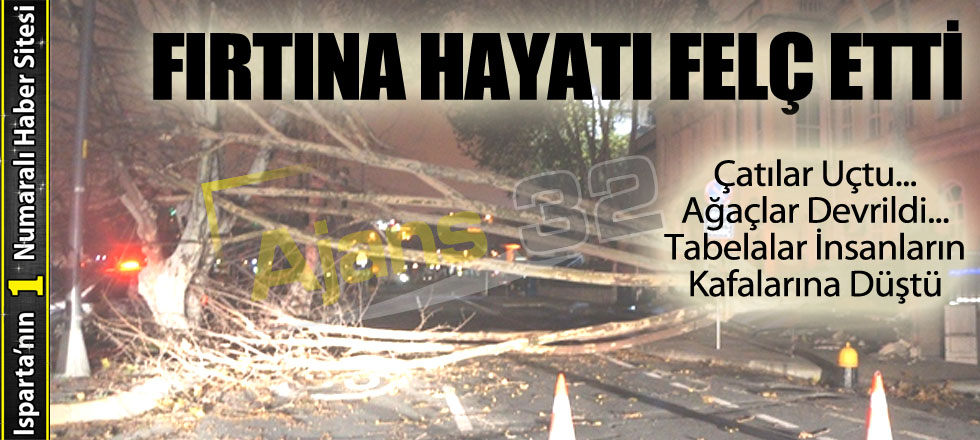 Isparta'da Hayat Felç Oldu!