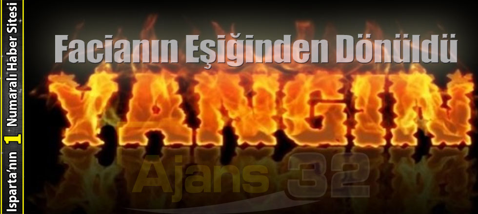 Aliköyü'nde Yangın! Facianın Eşiğinden Dönüldü