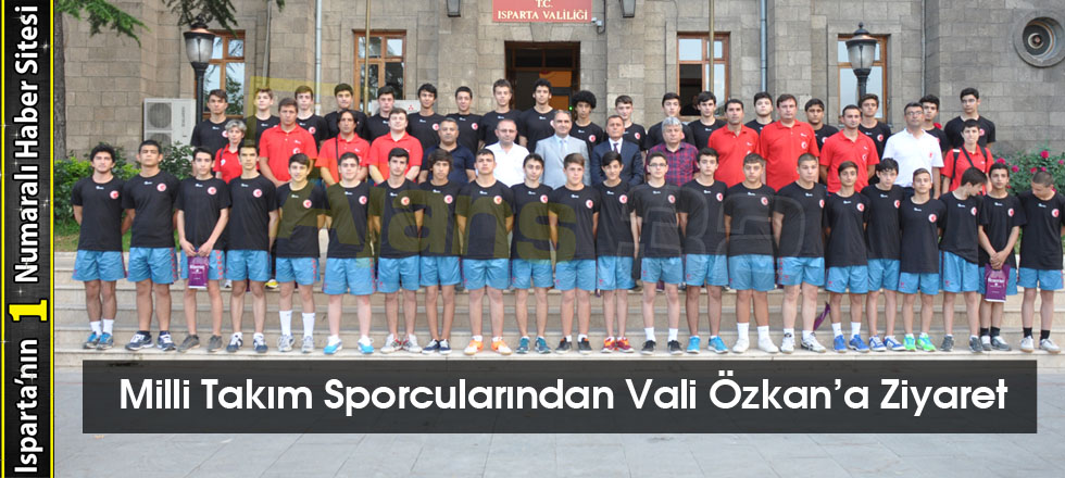 Milli Takım Sporcularından Vali Özkan’a Ziyaret