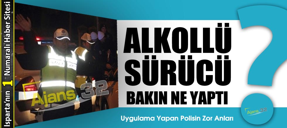 Alkollü Sürücü Bakn Ne Yaptı?