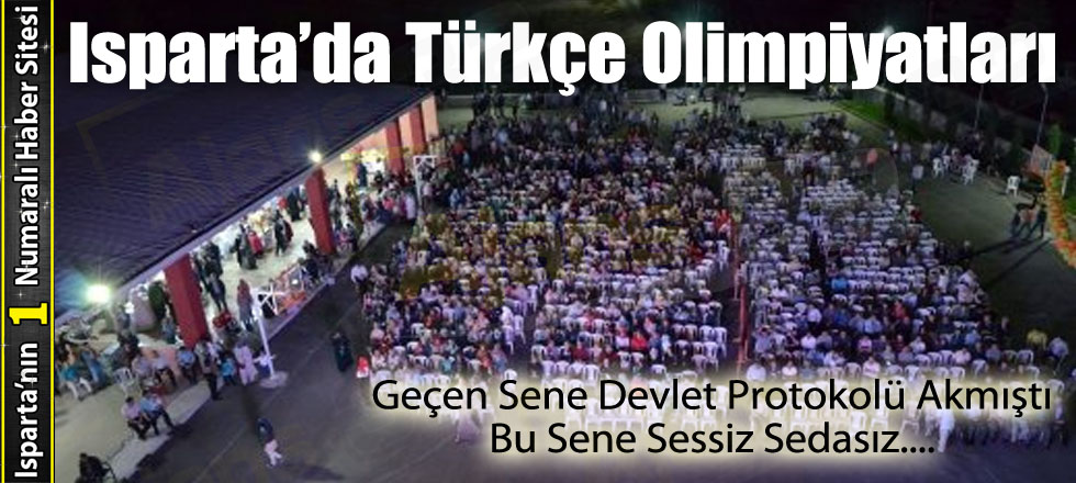 Isparta'da Türkçe Olimpiyatları