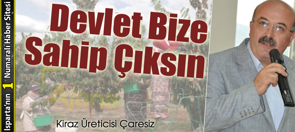 Kiraz Üreticisi Çaresiz