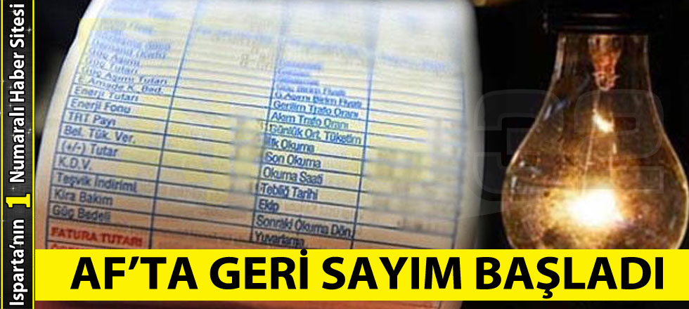 Elektrik Borcu Affında Son Dönemeç