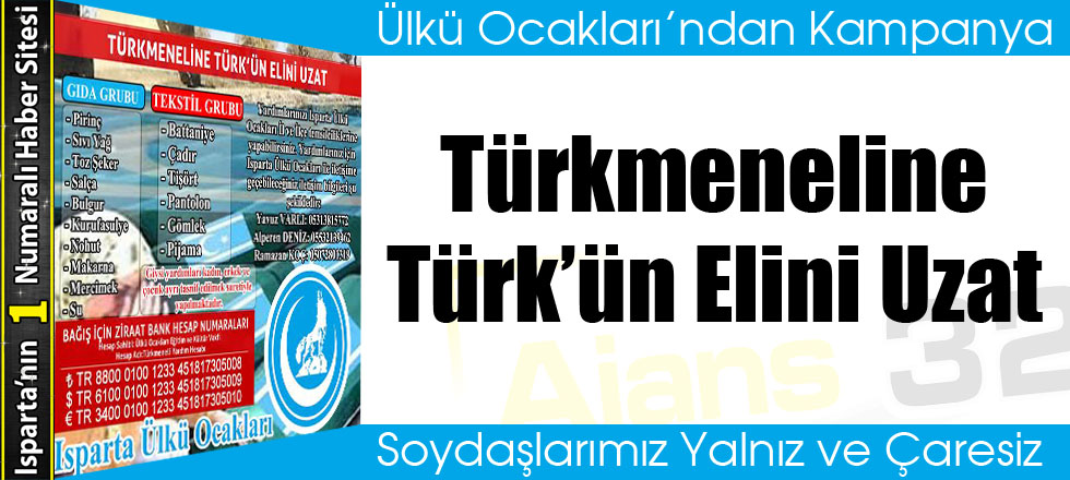 Türkmeneline Türk'ün Elini Uzat