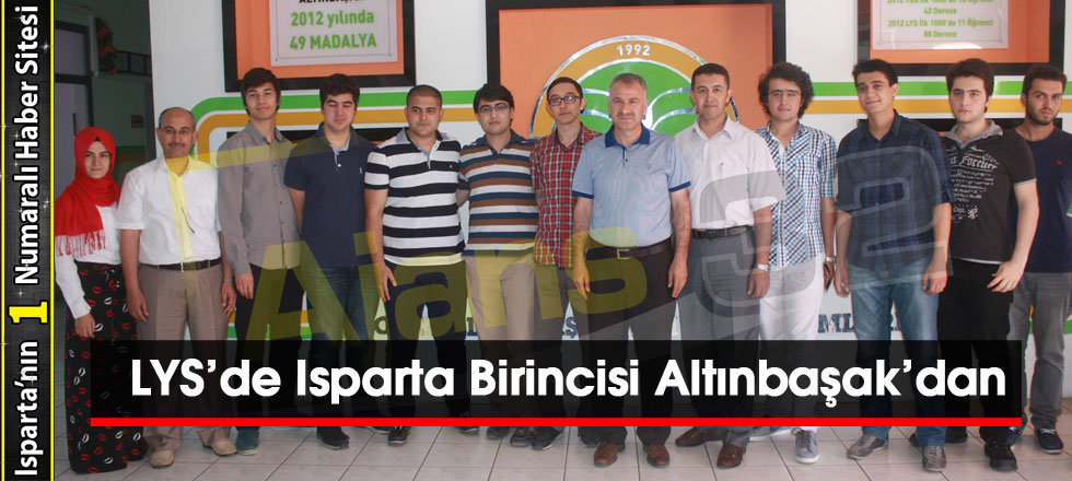 LYS’de Isparta Birincisi Altınbaşak’dan